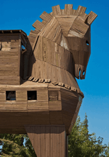 Marvel at the ruins of Troy 